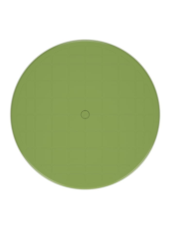 Стол круглый, 90×90×75 см, пластиковый, зелёный