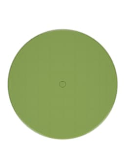 Стол круглый, 90×90×75 см, пластиковый, зелёный