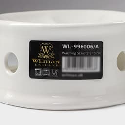 Подставка для подогрева Wilmax, d=13 см, фарфор, белая