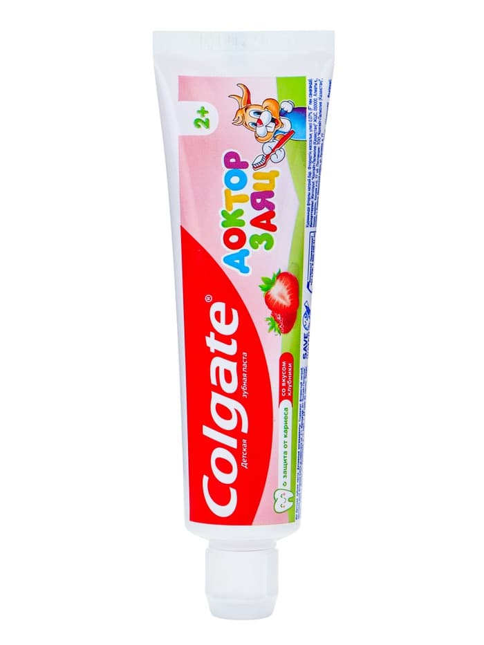 Зубная паста Colgate «Доктор Заяц», со вкусом клубники, 50 мл