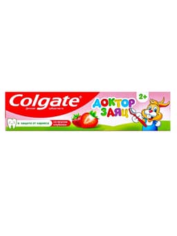 Зубная паста Colgate «Доктор Заяц», со вкусом клубники, 50 мл