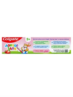 Зубная паста Colgate «Доктор Заяц», со вкусом клубники, 50 мл