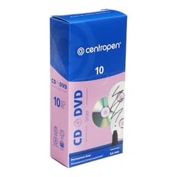 Маркер для CD/DVD, Centropen 4616, диаметр узла 1.2 мм, линия письма 0.6 мм, чёрный