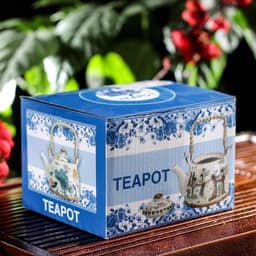 Чайник керамический заварочный «Иероглифы», 600 мл, с металлическим ситом