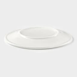 Тарелка пирожковая с утолщённым краем Доляна White Label, d=15 см, фарфор, белая