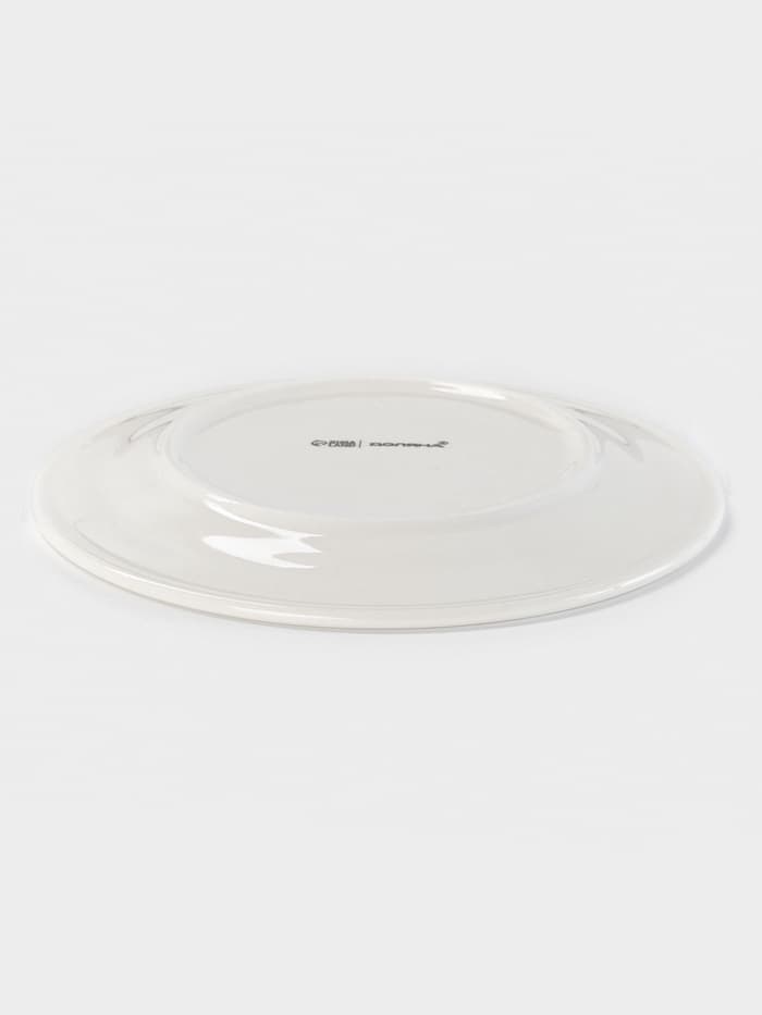 Тарелка десертная Доляна White Label, d=17.5 см, с утолщённым краем, фарфор, белая