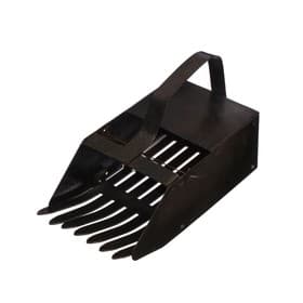 Плодосъёмник ягодный «Черника», с заслонкой, с ручкой, металлический, МИКС