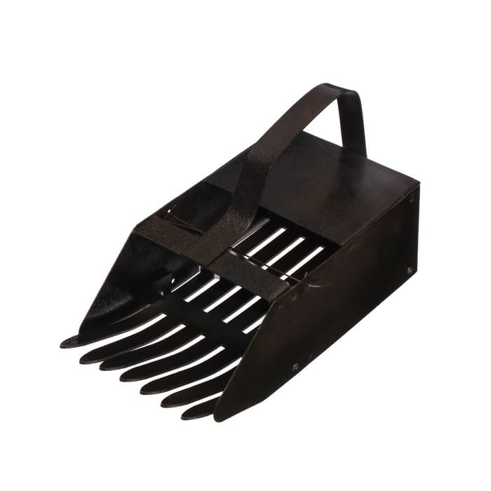 Плодосъёмник ягодный «Черника», с заслонкой, с ручкой, металлический, МИКС