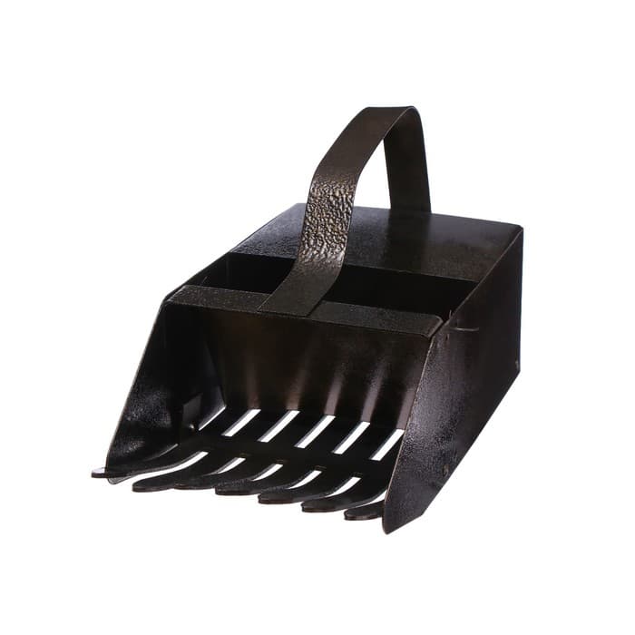 Плодосъёмник ягодный «Черника», с заслонкой, с ручкой, металлический, МИКС