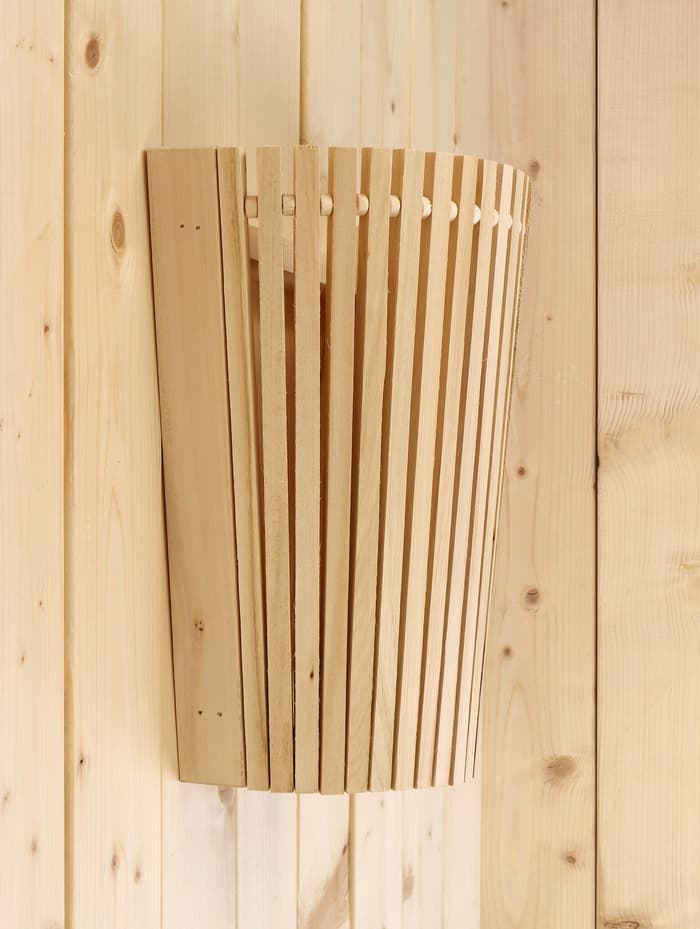 Абажур для бани и сауны «Свет», липа, 28×15×31 см, настенный, «Добропаровъ»