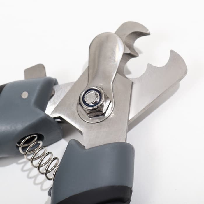 Когтерез боковой, 16.5×7×2 см, с 2 отверстиями, эконом, цвет МИКС