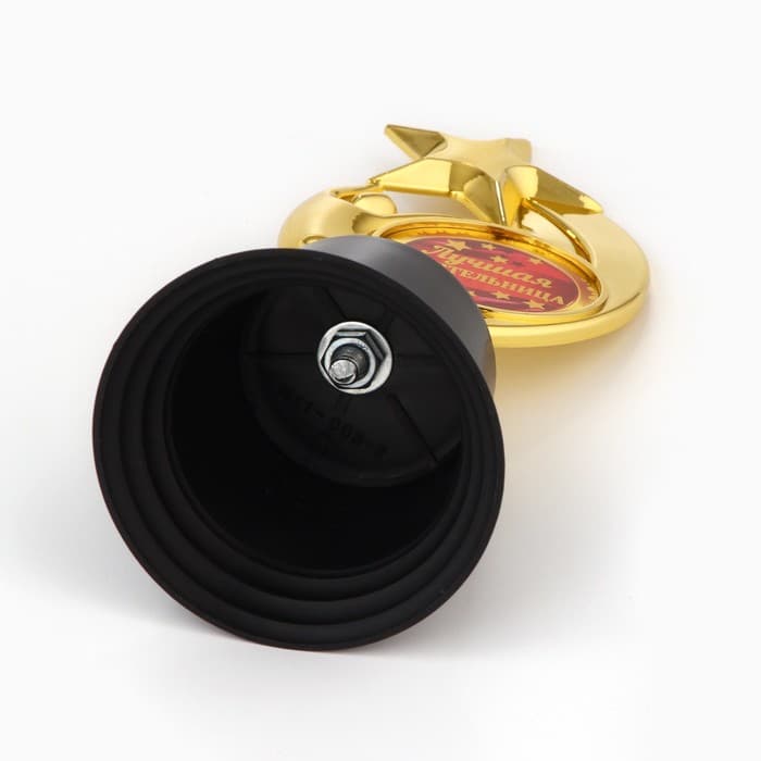 Кубок «Лучшая учительница», наградная фигура звезда, пластик, 18.5 см