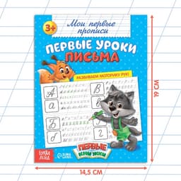 Прописи «Первые уроки письма», 20 стр.
