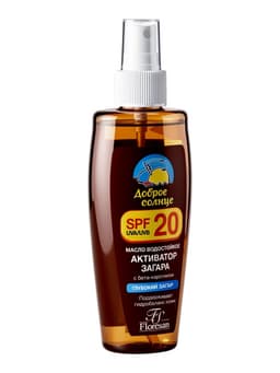Масло водостойкое для загара «Активатор загара» SPF 20, 150 мл