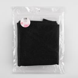 Флизелин клеевой сплошной, 30 г/м², 1 м × 1 м, чёрный