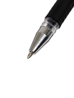 Ручка гелевая LANCER, чёрный стержень, узел 0.5 мм, резиновый упор