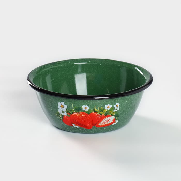 Миска эмалированная «Ассорти», 1.5 л, МИКС