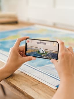 Карта Мира интерактивная, физическая, 101×66 см, 1:29 млн, ламинированная настенная