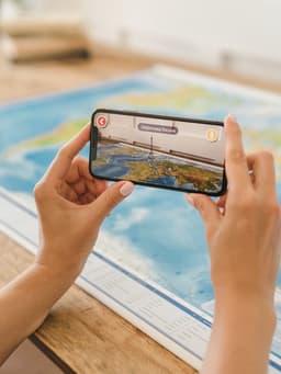 Карта Мира интерактивная, физическая, 101×66 см, 1:29 млн, ламинированная настенная