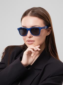 Очки солнцезащитные «OneSun. Wayfarer», uv 385, синий, чёрный