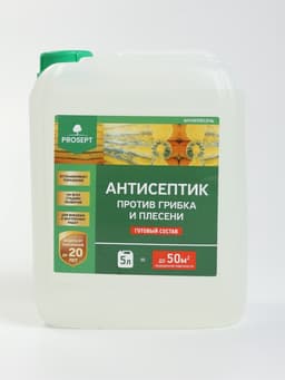 Антисептик универсальный против грибка и плесени, Prosept Антиплесень, готовый раствор, 5 л