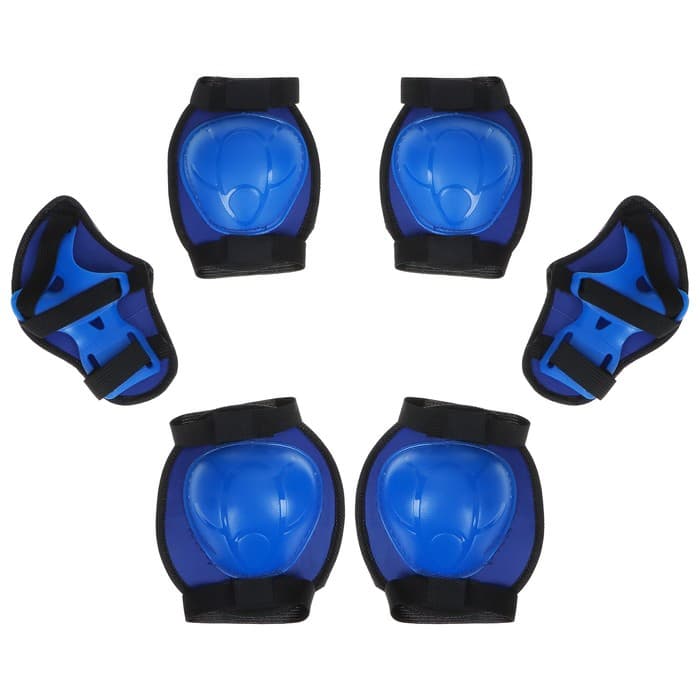 Защита роликовая ONLYTOP OT-2017, р. универсальный, цвет синий