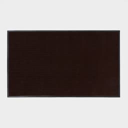 Коврик придверный влаговпитывающий, ребристый, «Стандарт», 90×150 см, коричневый