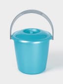 Ведро с крышкой «Соло», 7 л, перламутровое бирюзовое