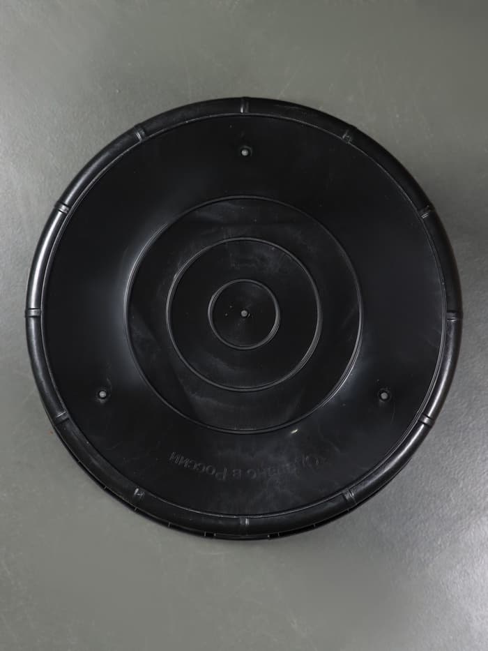 Таз строительный, 90 л, круглый, пластик