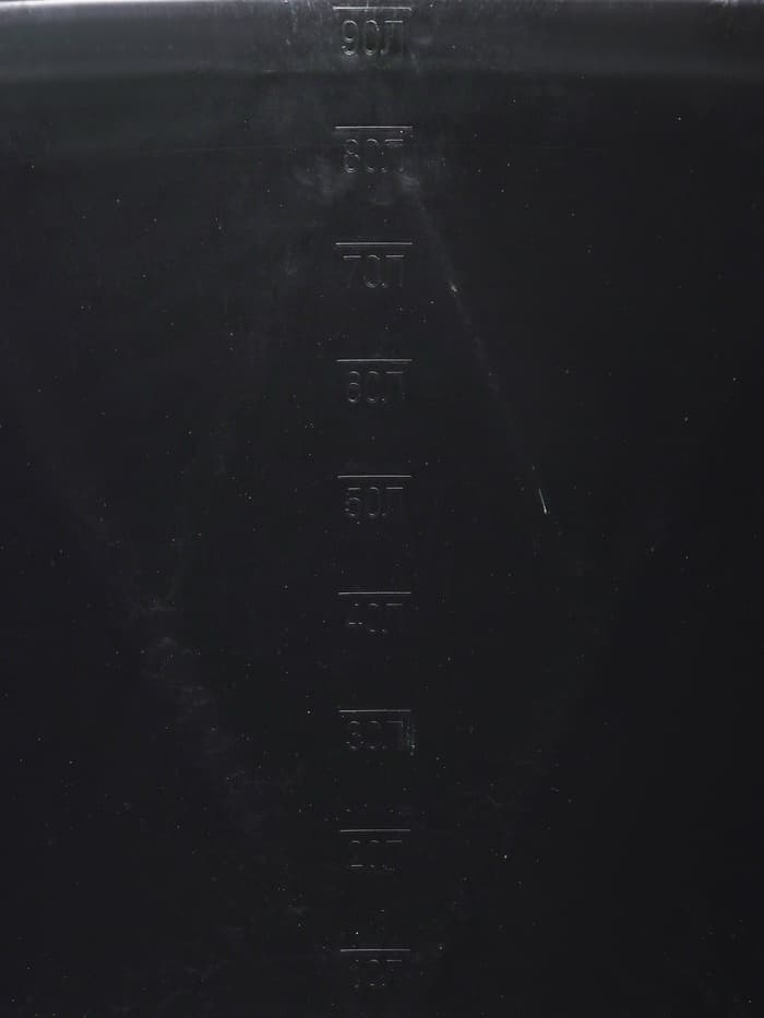 Таз строительный, 90 л, круглый, пластик