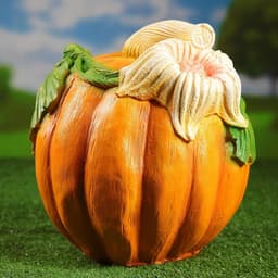 Садовая фигура из полистоуна «Тыква», 30 см