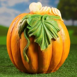 Садовая фигура из полистоуна «Тыква», 30 см