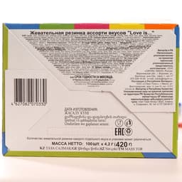 Жевательная резинка Love is «Микс», 4.2 г