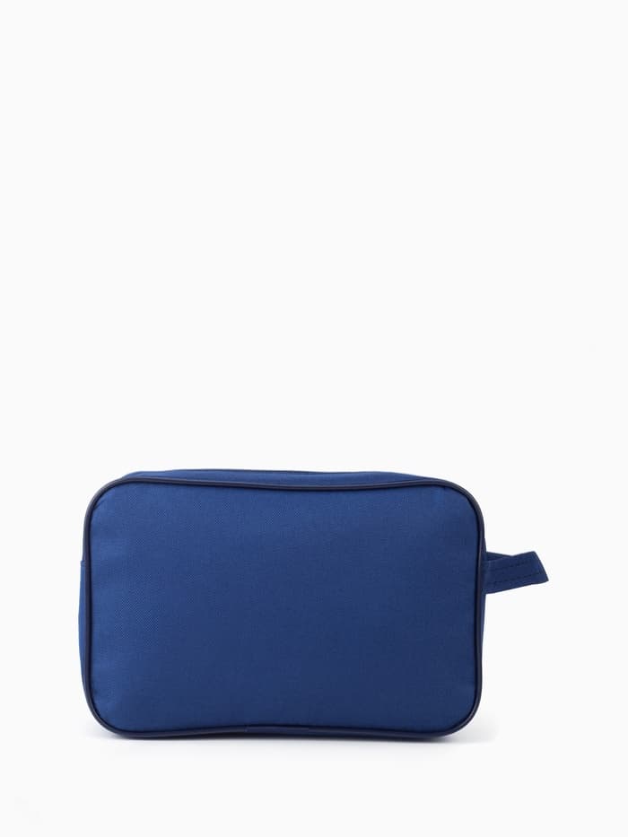 Косметичка дорожная на молнии «Бако текстиль», с ручкой, с карманом, синяя