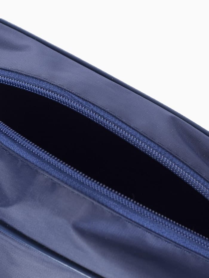 Косметичка дорожная на молнии «Бако текстиль», с ручкой, с карманом, синяя
