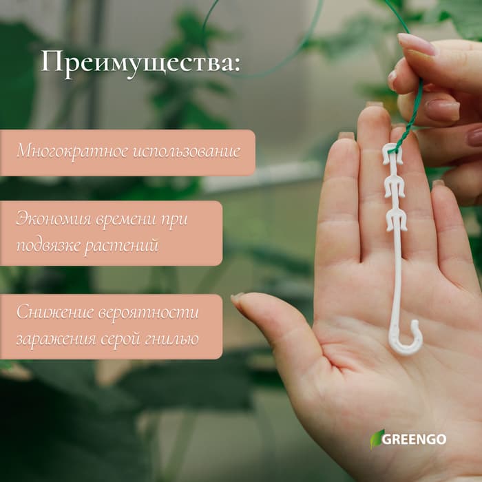 Кистедержатель, 9 см, набор 50 шт., Greengo