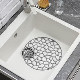 Решётка в раковину IDEA «Круглая», пластик, d=30 см, МИКС