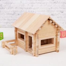 Конструктор деревянный PELSI «Архитектор 2», 139 элементов