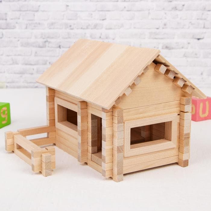 Конструктор деревянный PELSI «Архитектор 2», 139 элементов