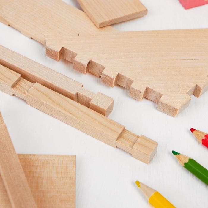 Конструктор деревянный PELSI «Архитектор 2», 139 элементов