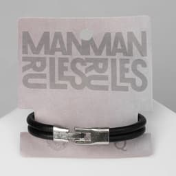 Браслет унисекс «Стиль» плетёнка, цвет чёрно-белый, 1+ см