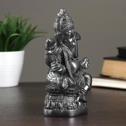 Фигурка гипс «Ганеша», металлик, 7×18×12 см