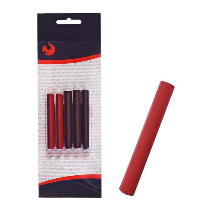 Набор сангина и сепия, 5 шт., (длина 55±1 мм; диаметр 8 мм± 1 мм) в блистере