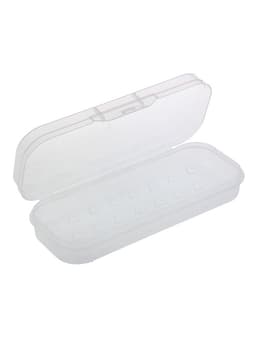 Пенал - футляр «Стамм. Cristal», 90×217×43 мм, пластиковый, прозрачный, бесцветный, европодвес