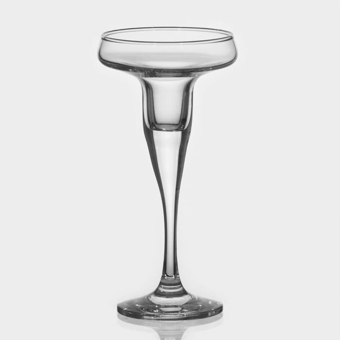 Подсвечник Paşabahçe Basic, h=17 см, стекло, прозрачный