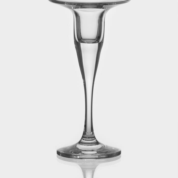 Подсвечник Paşabahçe Basic, h=17 см, стекло, прозрачный