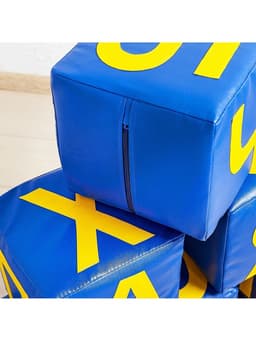 Мягкие кубики «Буквы», набор 10 элементов, МИКС