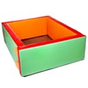 Мягкий модуль «Бассейн» прямоугольный, маленький, МИКС