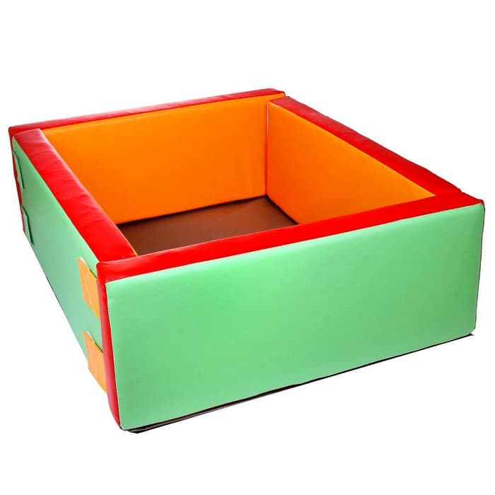 Мягкий модуль «Бассейн» прямоугольный, маленький, МИКС