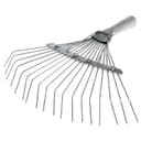 Грабли веерные, проволочные, 18 зубцов, металлические, тулейка 25 мм, без черенка